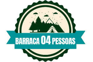 Barraca para 04 pessoas