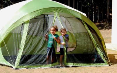Acampando com a criançada!