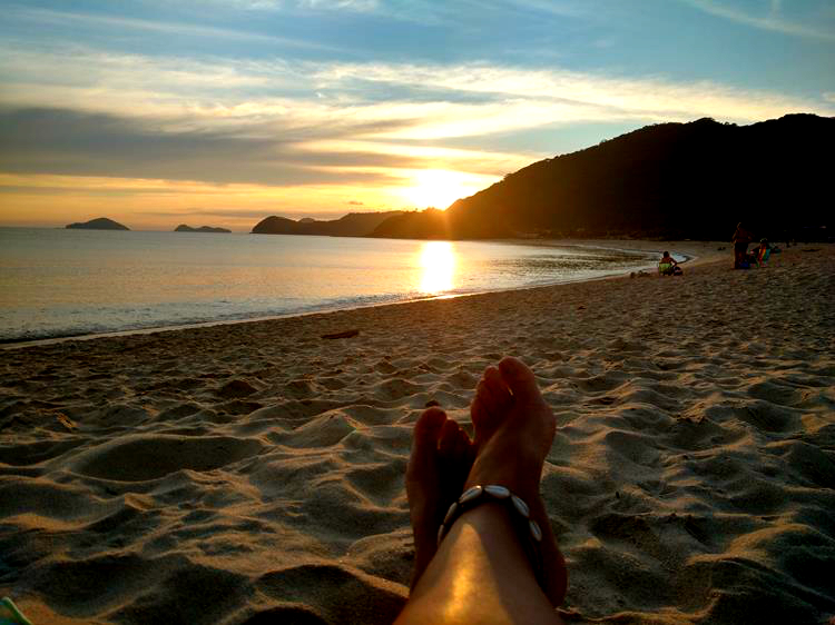 Acampando na paradisíaca Boiçucanga